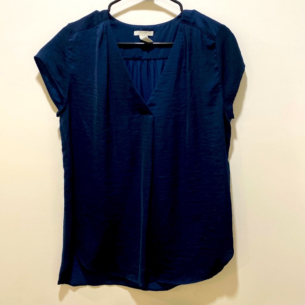 Dark blue blouse - H&M